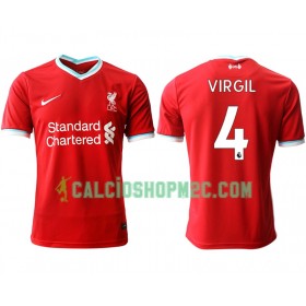 Liverpool Virgil van Dijk 4 Maglia Prima 2020/2021 Manica Corta